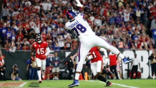 Eli Manning: Former Georgia Bulldog Andrew Thomas "Just Comes in and Catches Touchdowns
