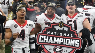 WATCH: Georgia Bulldog Players React to National Championship Rings