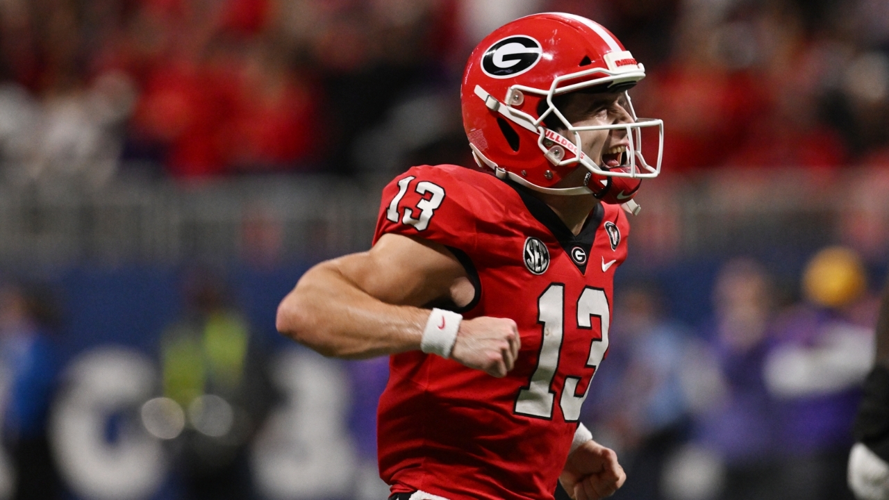 Stetson Bennett runs 40-yard dash at 2023 combine