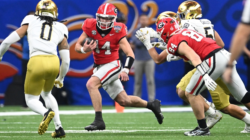 Big-Game Experience Is Key For UGA Football QB Gunner Stockton In Sugar Bowl